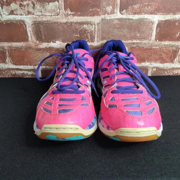 ASICS Shoes Womens Size 9 SALES SAMPLE Gel-VolleyCross Rare Pink Running - Picture 6 of 9